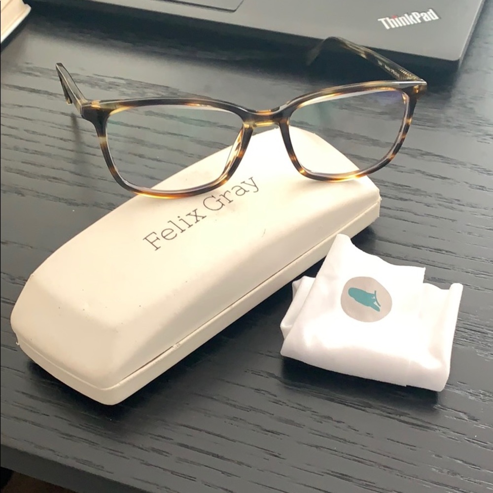 Felix Grey Jemison Glasses ❤️ Blue Light Blocking